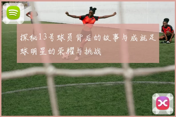 探秘13号球员背后的故事与成就足球明星的荣耀与挑战