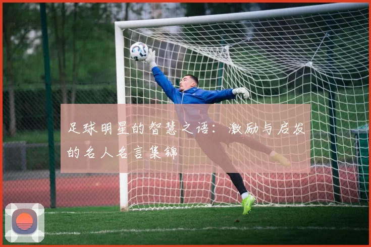 足球明星的智慧之语：激励与启发的名人名言集锦