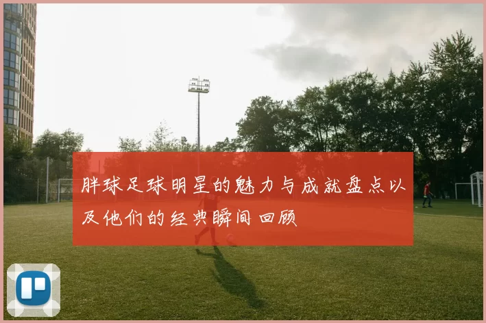 胖球足球明星的魅力与成就盘点以及他们的经典瞬间回顾
