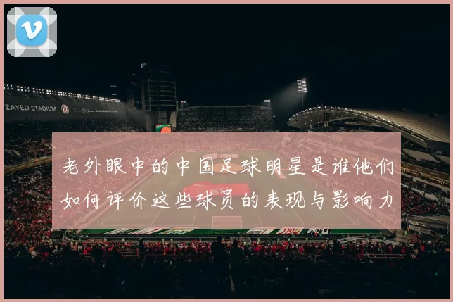 老外眼中的中国足球明星是谁他们如何评价这些球员的表现与影响力